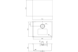 Мойка кухонная Iddis Edifice EDI54B0i77 - 3