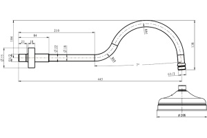 Верхний душ Boheme Brillante 415 - 2