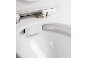 Унитаз-компакт BelBagno Ancona безободковый BB1224CPR-P с бачком BB1224T и сиденьем микролифт BB2111SC - 3