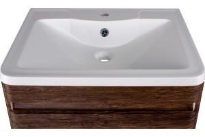 Тумба для комплекта Style Line Атлантика 60 Люкс Plus, подвесная, старое дерево - 3