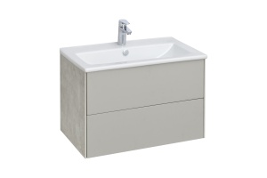 Тумба под раковину Aquaton Сохо 75 серый - 2