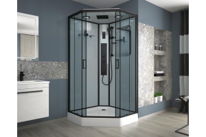 Душевая кабина Niagara Premium NG-6901-01GD BLACK 90х90х220 черная - 2