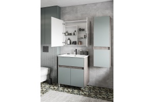 Комплект мебели Aquaton Форест 75 зеленый-темное дерево - 2