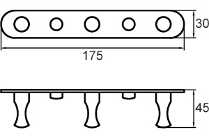 Крючок Milardo 001SM30M41 - 2