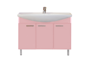 Джулия -120 Тумба прямая розовая