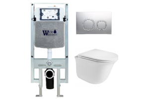 Комплект Weltwasser AMBERG 497 + TELBACH 004 GL-WT + AMBERG RD-CR (10000006676)