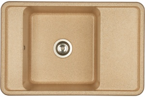 Мойка кухонная AQUATON Беллис 78 песочная