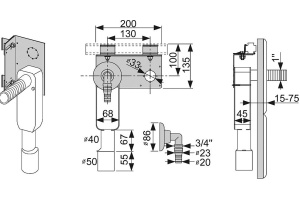 TECE Монтажный комплект для подключения стиральной машины 9020036 - 2