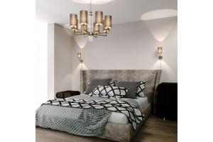 Подвесная люстра Eurosvet Soffio 60134/8 никель - 3