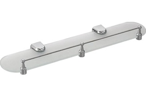 Полка стеклянная Wasserkraft Berkel 50 хром