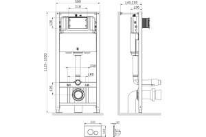 Система инсталляции для унитазов AM.PM Pro I012704.9051 - 2