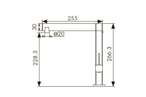 Смеситель для кухонной мойки  KAISER Vico (30044) - 2
