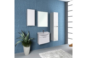 Тумба с раковиной Dreja.Eco Laguna 65 белая - 2