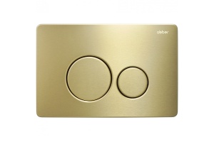 Клавиша смыва Abber золото матовый