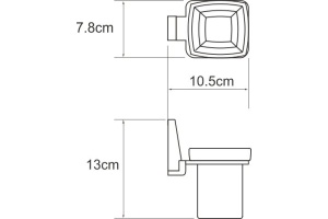 Стакан Wasserkraft Lopau K-6028 - 3