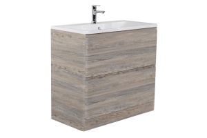 Тумба с раковиной BelBagno 100 светлое дерево - 2