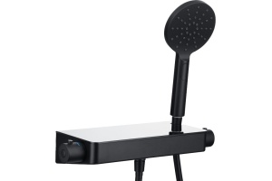 Термостат Allen Brau Fantasy 5.11002-31 для душа, чёрный матовый