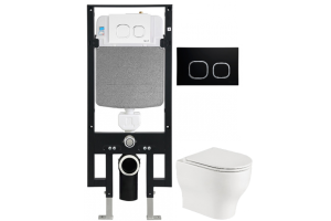 Комплект Weltwasser AMBERG 497 + ERLENBACH 004 GL-WT + AMBERG RD-BL (10000006596)