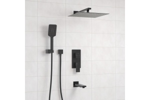 A172071 Встраиваемый комплект для ванны с верхней насадкой, лейкой и изливом - 2