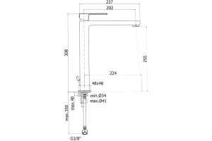 Смеситель Paffoni Light EL081CR для раковины - 3