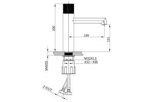 Смеситель для раковины Vincea Desire хром - 3