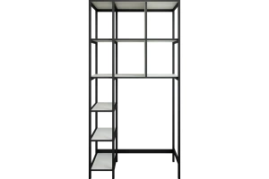 Шкаф Sanflor Лофт 170х86 черный муар (С08089) - 3