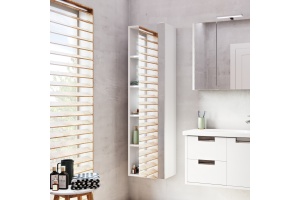 Шкаф-пенал Roca Etna белый глянец