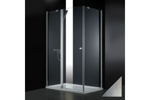 Душевой уголок Cezares ELENA 90x80 см (ELENA-W-AH-1-90/80-P-Cr-L)