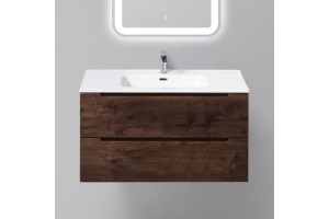 Тумба под раковину BelBagno Etna 90 темное дерево