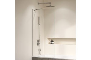 Шторка на ванну RGW Screens SC-151 60x150 профиль хром стекло прозрачное