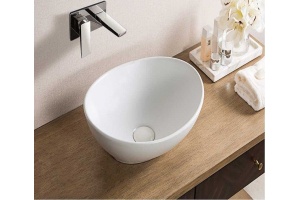 Раковина накладная Ceramalux N черный, матовый (7138) - 2