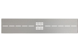 Накладка для сифона Allen Brau Infinity для поддона 140х80 серебро матовый