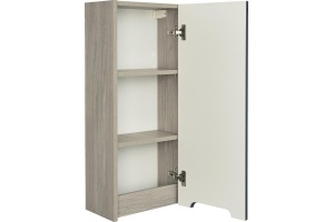 Шкаф подвесной Aquaton Оливия 35 R светлое дерево-серый - 2