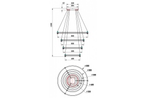 Подвесной светильник Stilfort Tooring 4006/02/04P - 3