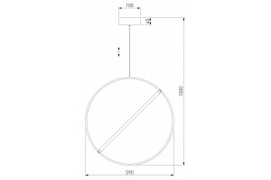 Подвесной светильник Eurosvet Element 90282/1 хром - 2