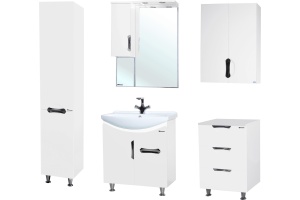 Мебель для ванной Bellezza Лагуна 65 с ящиком, белая - 2