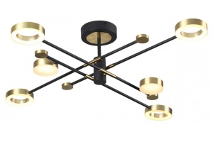 Потолочная светодиодная люстра Odeon Light Midcent Denzel 4321/55CL - 2