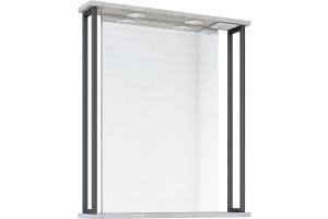 Зеркало Sanflor Бруклин 60 бетон пайн экзотик (С08253)