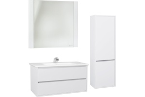 Шкаф-пенал Bellezza Лоренцо 35 R белый - 2