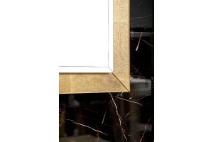 Зеркало с подсветкой Armadi Art Dolce 105х70 золото - 3