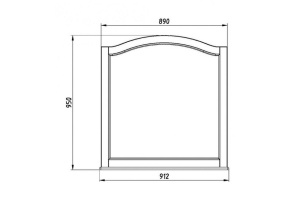 Зеркало Модерн 105 