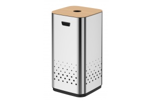 Корзина для белья WeltWasser WW LETY MT 50L сталь матовый (10000003989)