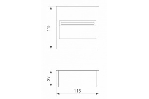 Уличный светодиодный светильник Arlight LTD-Trail-S115x115-4W Warm3000 029963 - 3
