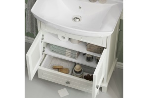 Тумба с раковиной Opadiris Омега 75 cлоновая кость - 3