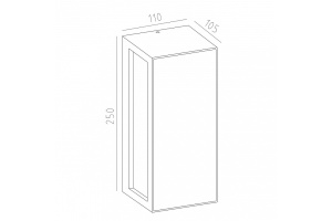 Уличный настенный светильник Mantra Beret 7928 - 3