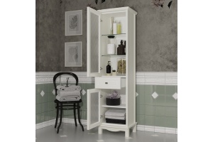 Шкаф-пенал Opadiris Омега 45 L слоновая кость - 3