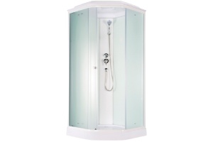 Душевая кабина Parly Penta 90х90 хром стекло матовое