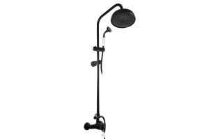 Душевая стойка Rav Slezak Labe черный матовый 