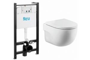 Комплект Roca Meridian Rimless без клавиши смыва