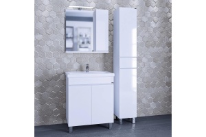 Тумба с раковиной напольная Санта Марс 70 белый - 3